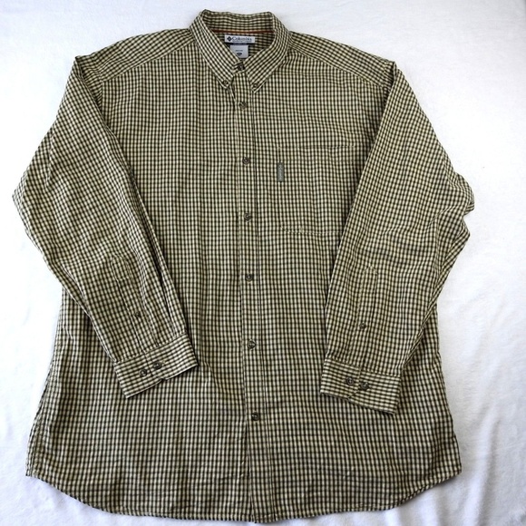 Columbia Other - Columbia Mens Long Sleeve Button Up Plaid Shirt